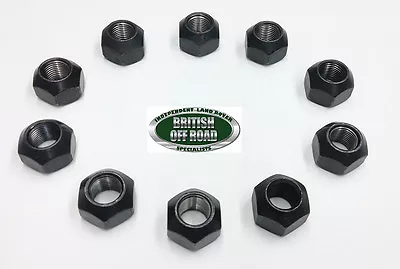 RRD500010  (x10) - LAND ROVER WHEEL NUT TO SUIT STEEL WHEELS - SET OF 10 • $12.50