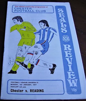 £1.75 • Buy Chester Fc   V  Reading 1976-77