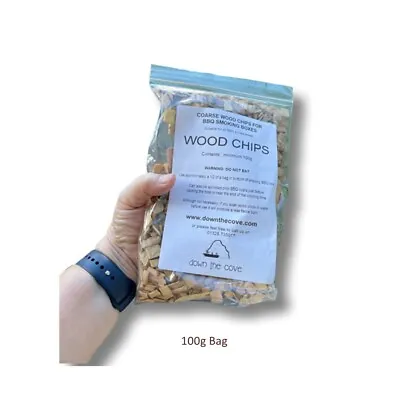 Quality OAK Smoking Wood Chips Coarse 8mm For BBQ Smoke Boxes - TRACKED 24 POST! • £6.95