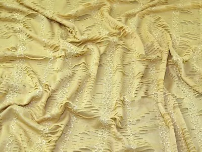 £4.48 • Buy Textured Double Layer Stretch Jersey Knit Fabric - Sold Per Metre
