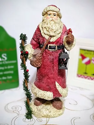 Midwest Of Cannon Falls Old World SANTA Figurine - 12 Inches - Crackle Finish • $27