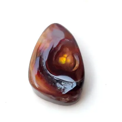 Natural Mexican Fire Agate Fancy Gemstone Polished Cabochon • $19.99