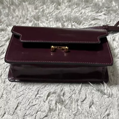 Marni Bordeaux Trunk Shoulder Bag Mini Trunk • $376