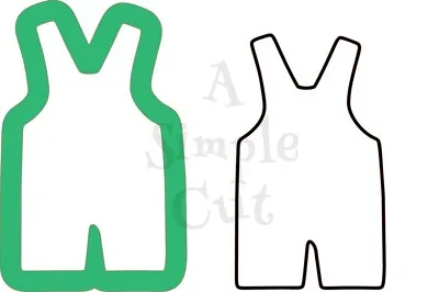 $6.75 • Buy Baby Overalls Cookie Cutter