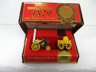 Matchbox Yesteryear Y-12 1829 Stephenson's Rocket Train & Coal Tender Boxed • $3