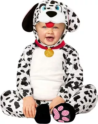 Toddler Cute Dalmatian Puppy Costume Kids Boys Girls Baby Dog Fancy Dress 0-4 Yr • £17.99