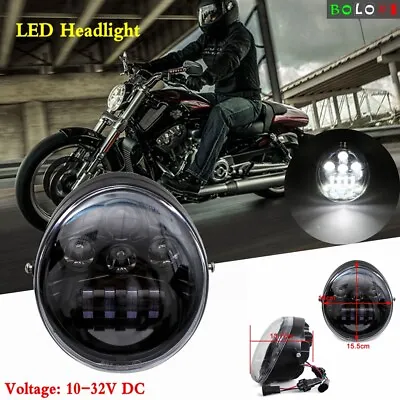 $109.99 • Buy DOT Approved LED Headlight For Harley V-Rod / V-Rod Muscle / Street Rod 2002-17