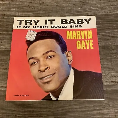 Marvin Gaye - Try It Baby/If My Heart Could (1965) Picture Sleeve Only  • $25