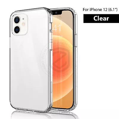 $8.95 • Buy For IPhone 14 13 12 11 Pro Max Mini XS XR 8 7 6 Plus Case Clear Heavy Duty Cover