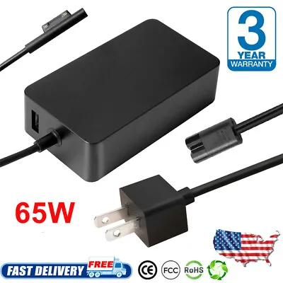 Upgraded Surface Pro 65W Charger For Microsoft Surface Pro 3 4 5 6 7 X With USB • $14.99