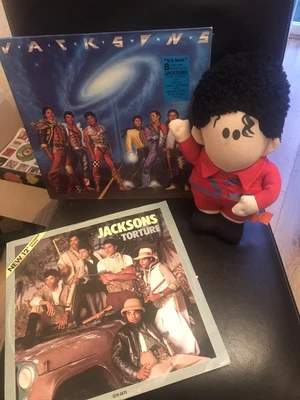 £6.50 • Buy 2 X The Jacksons Vinyl Records Lp + 12   Single + Michael Jackson Toy Figure