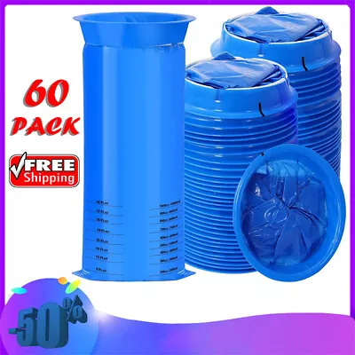 60 PACK Disposable Emesis Vomit Puke Throw Up Barf Bags Air Sea Car Sickness Aid • $11.81