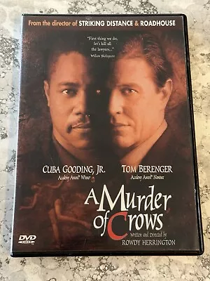 A Murder Of Crows - Featuring Cuba Gooding Jr. & Tom Berenger - DVD - Tested • $2