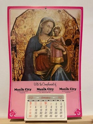 Original Studio One Muzik City Calender From 1976 !! Collectors Item • £102.50