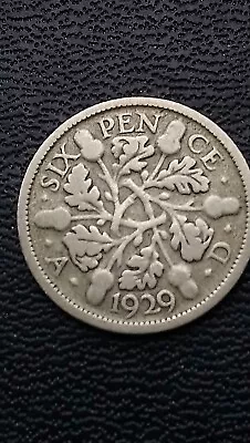 £1.15 • Buy 1929 Sixpence King George V 