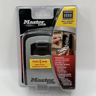 NEW Master Lock Wall Mount Lock Box Combination Dials Holds 5 Keys - Model 5401D • $20