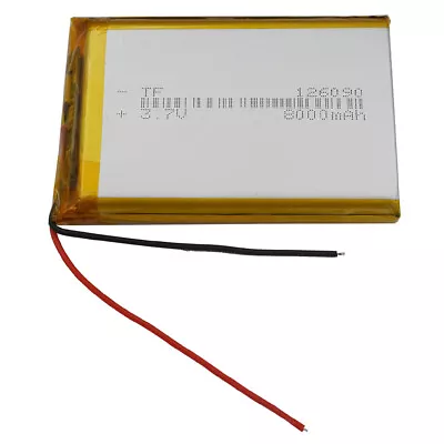 3.7V 8000mAh 29.6Wh 126090 Rechargeable Li Lipo Battery For Power Bank Tablet PC • $17.96