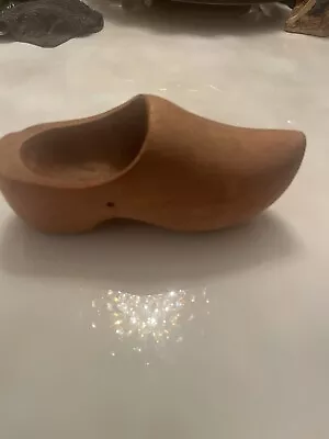 Vintage Dutch Hand Carved Wooden Clog Home Decor • $12.50