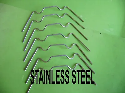   Greenhouse Stainless Steel Glazing  W Clips Choose Quantity  From 10 To 500 • £3.99