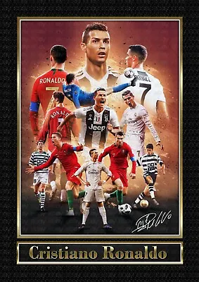 Ronaldo - Football  ORIGINAL A4 Signed PHOTO PRINT MEMORABILIA • £8.80