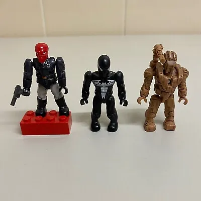 Marvel Mega Bloks Mini Figures X3 Collection Joblot Lot Bundle • £12.99