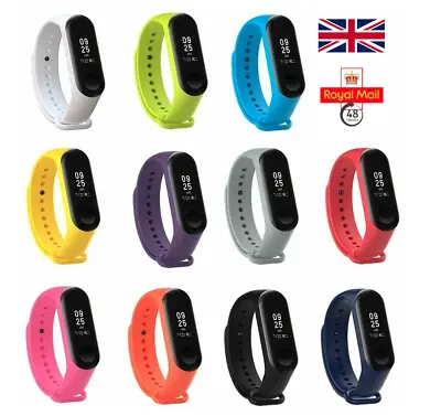 Xiaomi Mi Band 3 Or 4 Fitness Bracelet  Sport Wristband Watch Strap*UK Seller* • £6.99