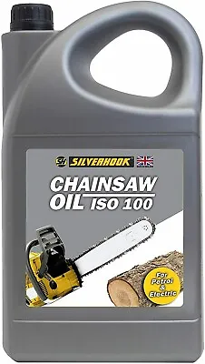 Chain Oil 5 Litre Chainsaw Super Tacky Guide Bar For All Makes Of Saws Iso 100 • £16.85