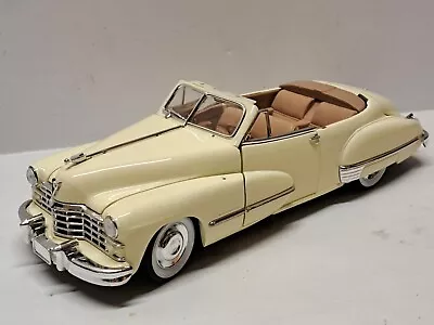 Anson 1947 Cream Cadillac Series 62 Diecast Toy Car 1:18  • $19.95