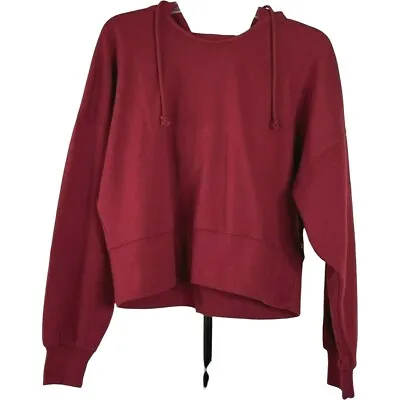 Levi’s Hoodie Sweatshirt Burgundy Long Sleeve Women Size Small • $11.09