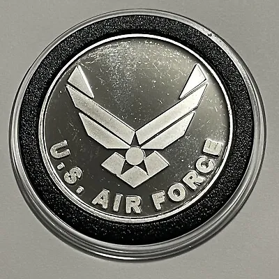 U.S. Air Force Military Collector Coin 1 Troy Oz .999 Fine Silver Round Medal • $57.50