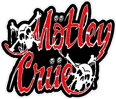 Motley Crue Logo Decal Sticker 80's Heavy Metal Rock The Dirt • $3.99