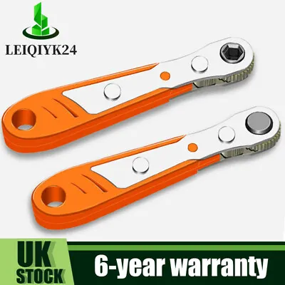 Ratchet Screwdriver Ratchet Spanner Low Profile Right Angled Offset Tool UK • £6.90