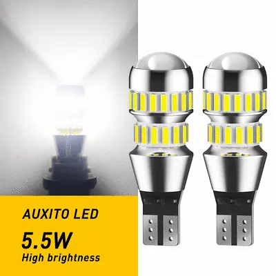 2x AUXITO 921 912 LED Reverse Back Up Light Bulb 3000LM 6000K Super White T15 • $13.99