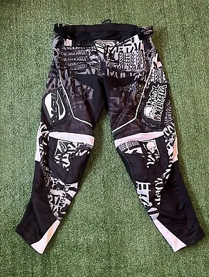 MSR Metal Mulisha Motocross Pants Black 34W Rare  • $59.68