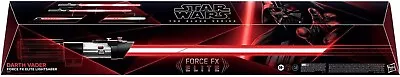 Star Wars The Black Series Darth Vader Force FX Elite Lightsaber Collectible New • £189.95