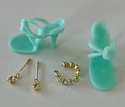 Vintage Doll Shoes & Jewelry Little Miss Revlon Coty Girl Vogue Jill Miss Ginger • $17.09