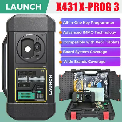 LAUNCH X431 X-PROG 3 Car Key Programmer Immobilizer Tool Smart Keys Remote IMMO • $529