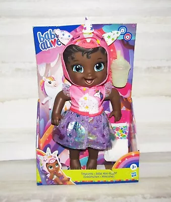 Baby Alive Tinycorns Doll Pink Unicorn African American NEW • $30.80