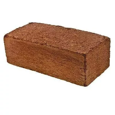 Coco Coir Compost Brick Gardening Coco Peat Free 650g 100% Natural Organic 8L • £2.49