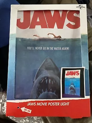 Fizz Creations Official Licensed Universal Classics Jaws Poster Light • £12