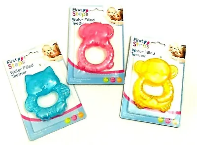 First Steps Water Filled Baby Teether Soothe Sore Gums Various Types  BPA FREE • £2.99