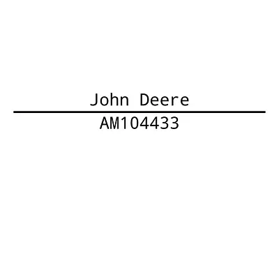 John Deere AM104433 Front Wheel Assembly 12PB 12PM 12SB 12SE 12SM 14PB 14PM 14SB • $49.95