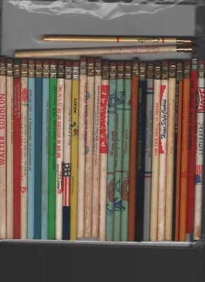 30 Vintage Unsharpened Advertising Pencils • $16