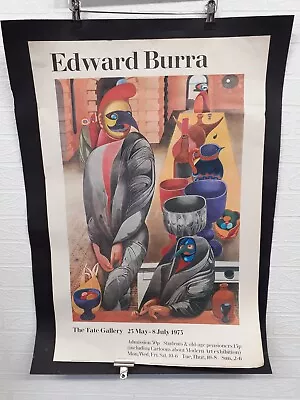 Edward Burra Poster Birdmen And Pots Tate Gallery 36  Print Black Passe-partout • £25.19