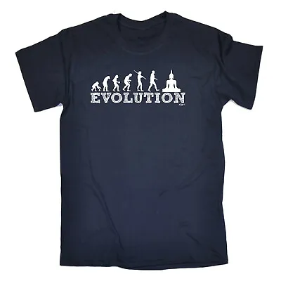 £9.95 • Buy Evolution Buddha - Mens Funny Novelty Tee Top Gift T Shirt T-Shirt Tshirts