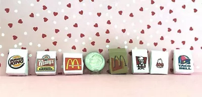 Dollhouse Miniature Fast Food Bags - 1:12 Scale - Choice Of Any Two In Picture • $4.99