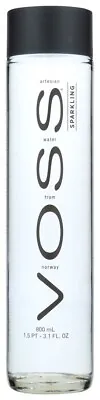 VOSS: ARTESIAN SPARKLING WATER (PACK OF 12 X 800 ML)---FREE SHIPPING!!! • $123.55