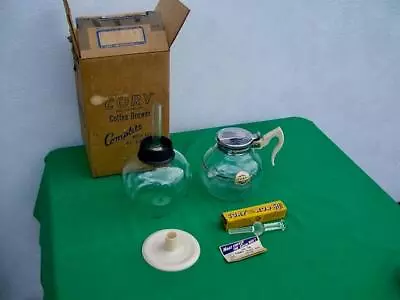 Early Cory Glass Vacuum Coffee Pot / Brewer  With Glass Rod Dxl- Dxu Nib • $325