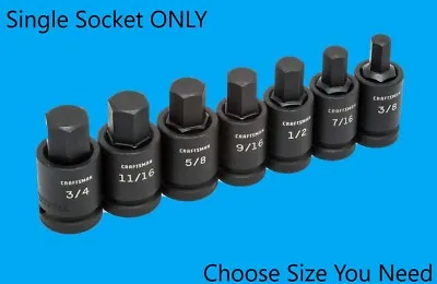 Craftsman 1/2 Drive Impact SAE Hex Bit Allen Single Socket-Pick Your Size NEW • $18.95