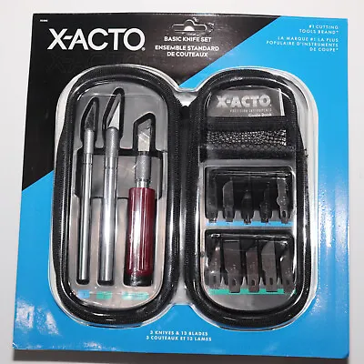 $22.98 • Buy X-ACTO Compression Basic Knife Set, 3 Knives, 13 Blades, Soft Carry Case
